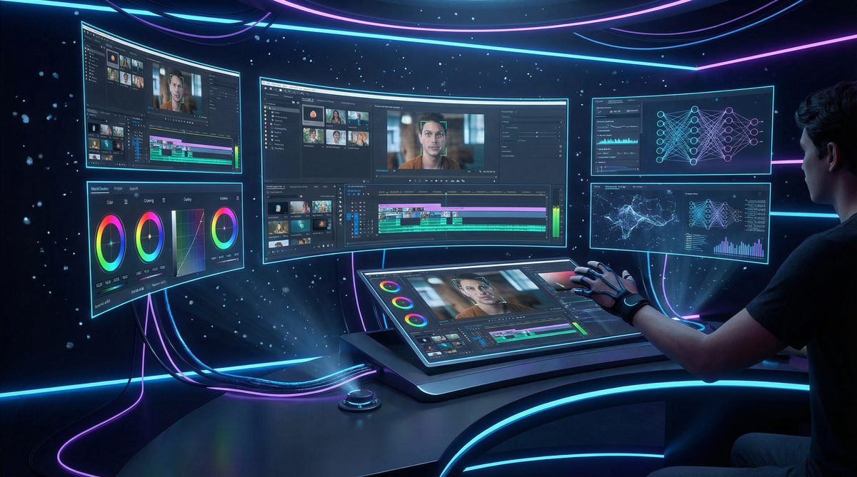 母狗AI视频编辑工作台